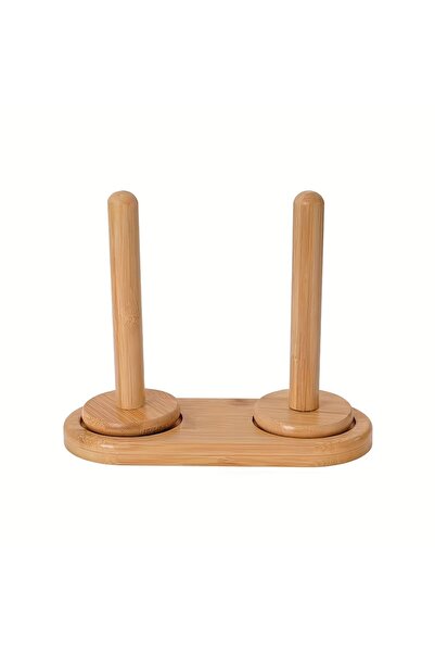 Choice حامل خيوط خشبي محمول منظم خيوط خشبي للحياكة والكروشيه، حامل لفافة خيوط...