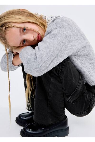 MANGO Kids Kargo flare jean