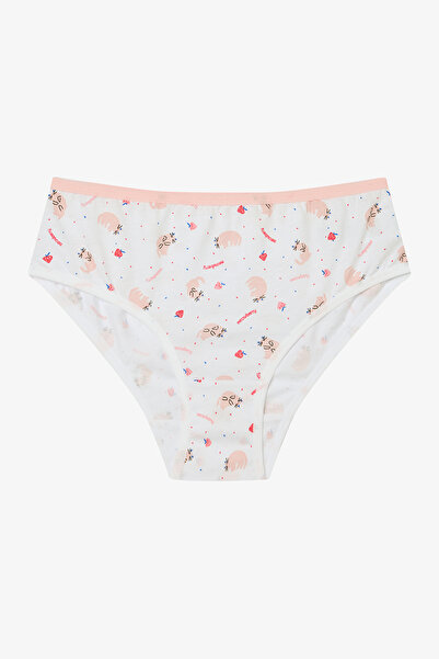 Penti Kız Çocuk Meowberry Çok Renkli 5li Slip Külot