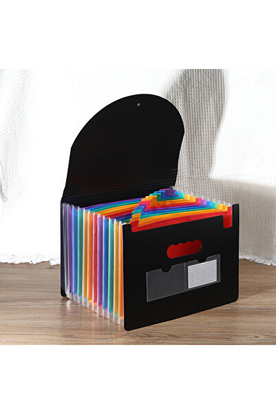 Choice 13 grids -6 lines 13/25 Pockets Accordian File Expanding File Folder Organizer Filing Box Portable C