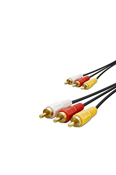 Skygo 3Rca Cable Gold 1.5m Black Hdx1038