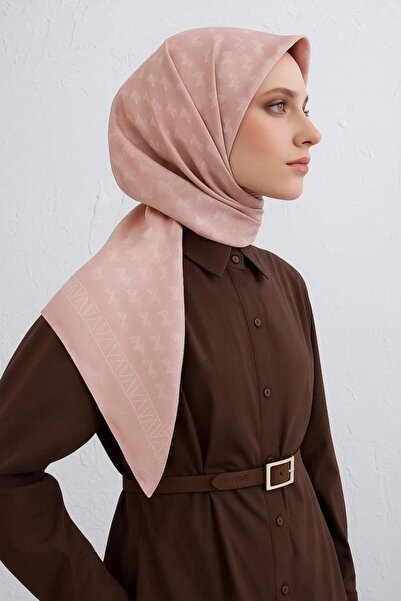 Armine Φουλάρι Sura Σατέν Μεταξωτό 9412 - 88 Ροζ Μεικτό Σχέδιο