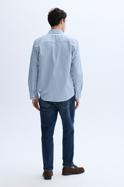 Mudo ÇİZGİLİ REGULAR FIT UZUN KOLLU GÖMLEK