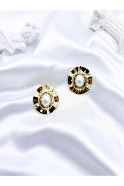 Sii Te Stesso Vintage Alisa İncili Çelik Küpe