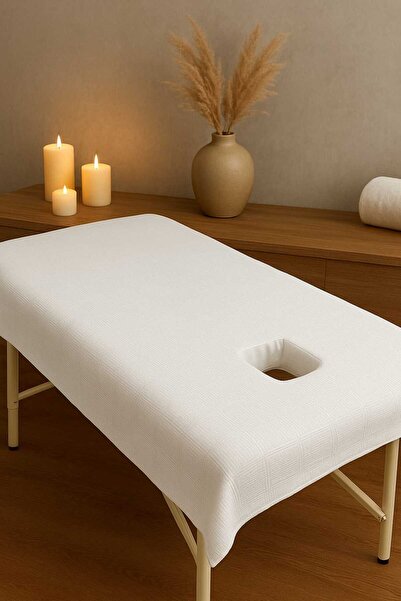 MEŞELİ TEKSTİL Spa Bed Cover Massage Bed Cover 120X220 cm | Washable Hygienic Durable