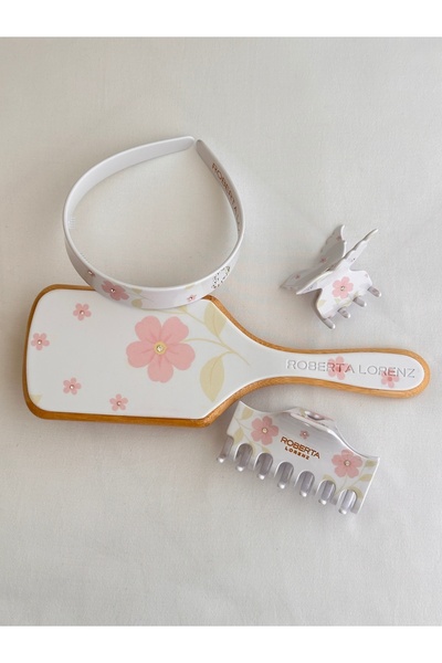 Roberta Lorenz Women's Handwork High Quality Bamboo Hair Comb Bone Material 25cm