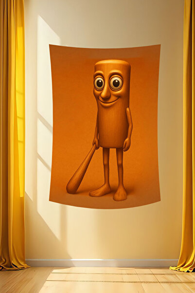 vodler Cute Tung Tung Tung Sahur Design Wall Covering