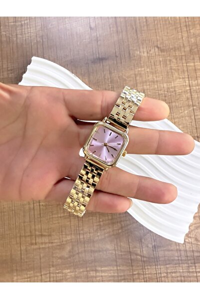 LOOQ Retro Cord Square Dial Women's Vintage Watch