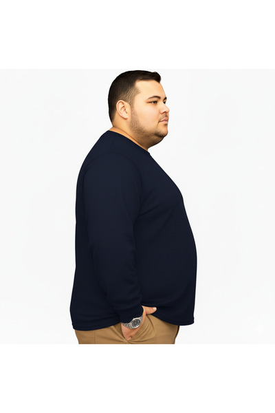 sngl Ανδρικό μπλουζάκι μεγάλου μεγέθους Oversize μακρυμάνικο 3xl 4xl 5xl 6xl 7xl 8xl 9xl