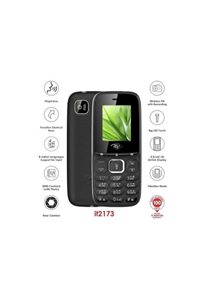 İtel IT2173 Dual Sim Black 32 Mb