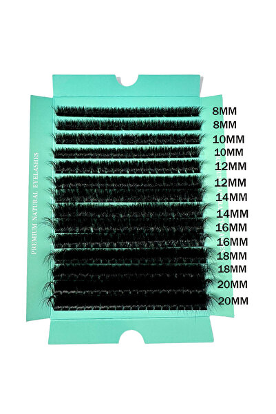 Choice3 MIX 0.07mm D ZH14Rows120D 160D 8-20mm 5D Fluffy Thick Soft Individual...