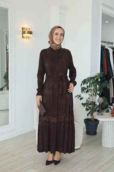 MissWhence Güpür Detaylı Pardesü 38528