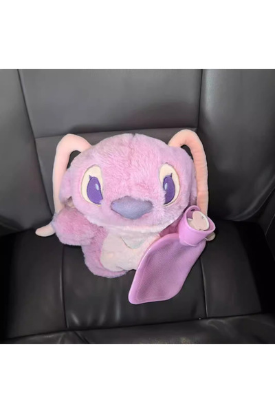 Miniso C New Dumbo Hot-Water Bag Disney Stitch Angel Plush Hand Warm Bottle Hot Water Bottles Portable War.