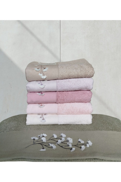 Nurpak Nazenin 100% бавовняна 3D рушник для рук і обличчя, 6 шт.