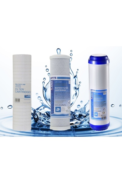 KANA فلاتر مياه ثلاث مراحل لتنقية وتصفية المياه