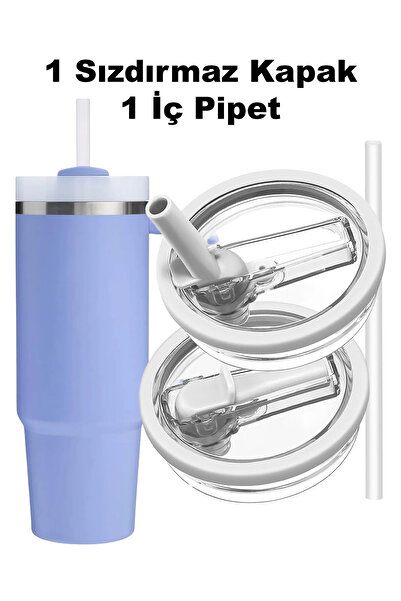 Stanley Quencher 1,18 Pipetli Termos Uyumlu Pipetli Sızdırmaz Kapak Sadece Qu...