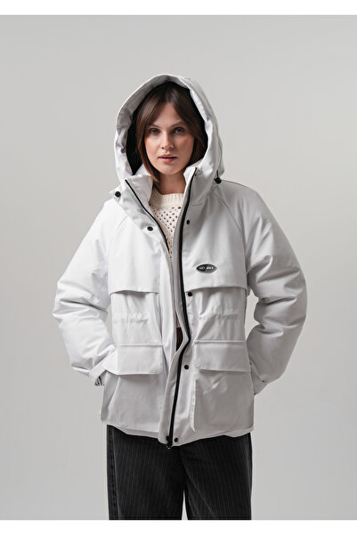 PIQUE Жіночий пальто з капюшоном Водовідштовхувальний Вітрозахисний Жіночий пальто