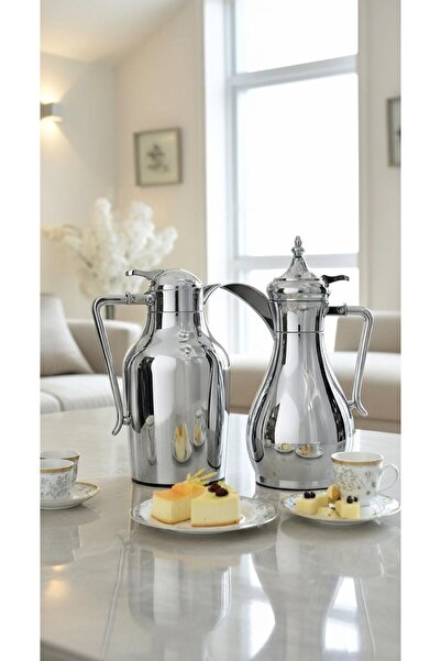 Generic 1 liter/700 ml tea and coffee thermos set