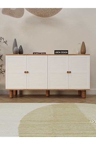 umondesign Havana Konsol, Çok Amaçlı Dolap, Ayakkabılık, Kahve Köşesi, TV Sehpası Bohem Modern