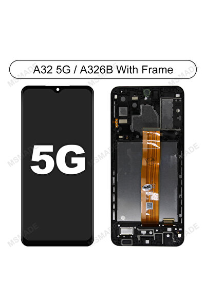 Choice شاشة AMOLED بإطار بتقنية 5G لشاشة A32 4G LCD SM-A325F SM-A325M، شاشة ل...