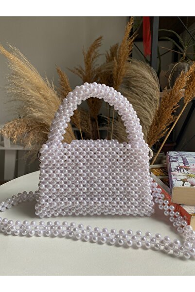 Parrio حقيبة اللؤلؤة البيضاء