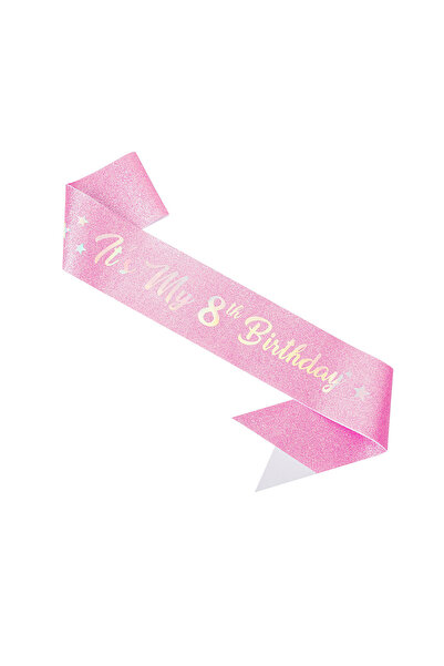 Choice 8th It's My 2nd 3rd 4th 6th 10th 16th 21st Birthday Satin Sash for Kids Girls Birthday Party Favor D