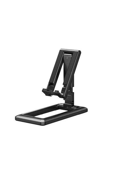 Choice حامل هاتف محمول T2 أسود قابل للطي للكمبيوتر اللوحي والهاتف المكتبي لأج...