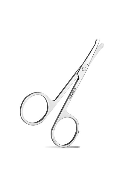Choice Stainless Steel Round Safety Scissors Eyebrow Makeup Scissor Beauty Nose Hair Trimmer Scissors Ey...