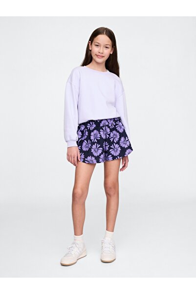 GAP Kız Çocuk Mor Spor Şort