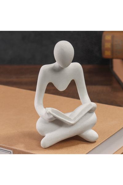 Choice BL580 منحوتة قارئة إبداعية بسيطة - قطعة فنية من الراتنج، ديكور منزلي ل...