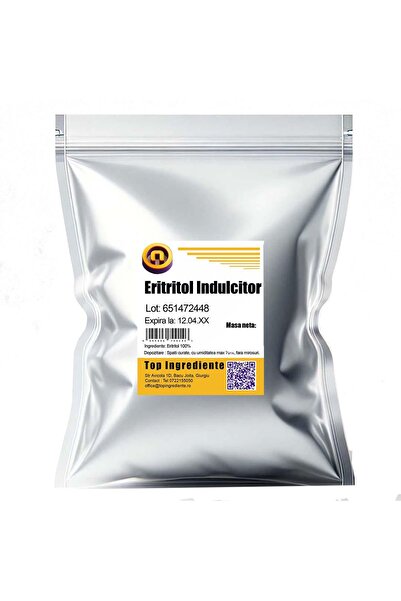 Top Ingrediente Eritritol - Inlocuitor - Zero Calorii - 100g