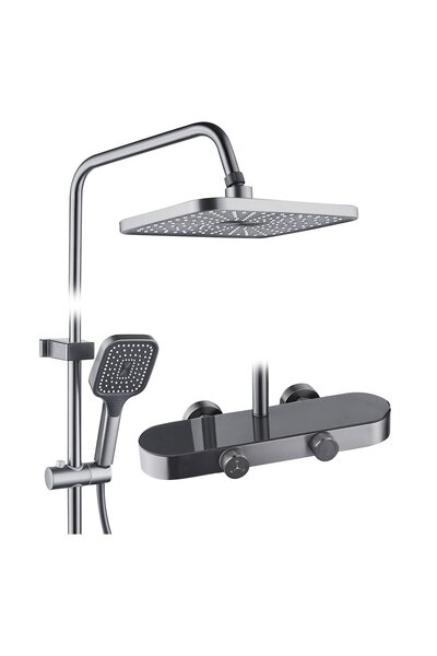 ferrara Set de duș La Brocca BIS001, 2 funcții, presiune înaltă, jet reglabil...