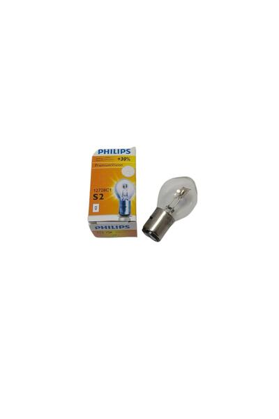 Philips SARI FAR AMPULÜ 12V 35/35W MOTOSİKLET AMPULÜ KAMPANYALI ÜRÜN