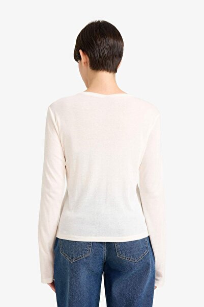 DeFacto Crew Neck Long Sleeve T-Shirt G2900Ax25Au