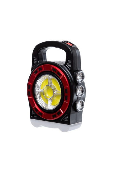 Generic Rechargeable emergency flashlight with powerful and reliable illumination at all times. Easy to carry and move around.