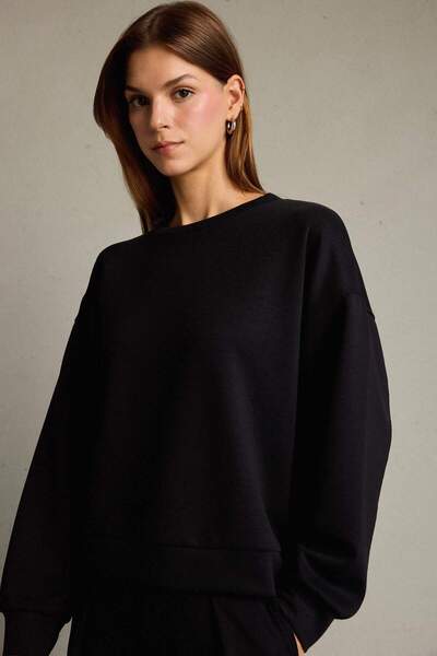 DeFacto Crew Neck Modal Sweatshirt G2913Ax25Au