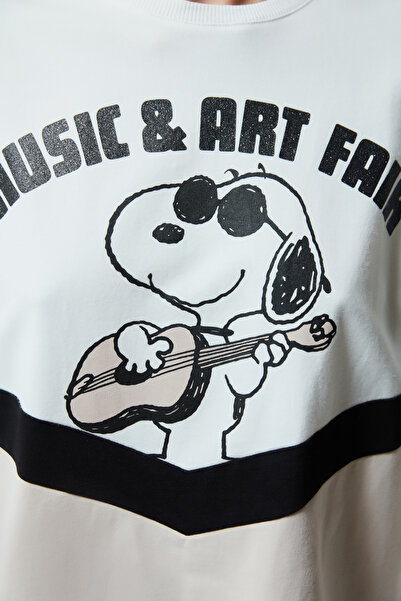 Penti Πολύχρωμο μπλουζάκι Snoopy Music&Art Πιτζάμα