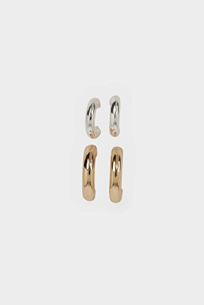 DeFacto Afra X 2-Piece Hoop Earrings C7096Axns