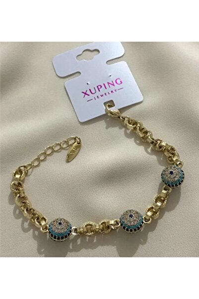 XUPING JEWELRY /XUPING JEWELRY NAZAR BONCUKLU ZİRKON TAŞLI BİLEKLİK