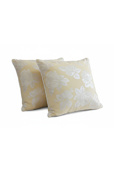 Boema Home Deco Set 2 perne cu puf de gasca si pene, fermitate medie, 60x60 G...