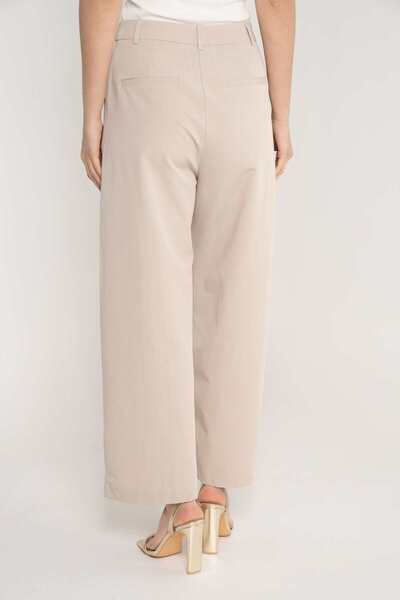 Nichii Women's Wide-Leg High-Waisted Solid Long Pants
