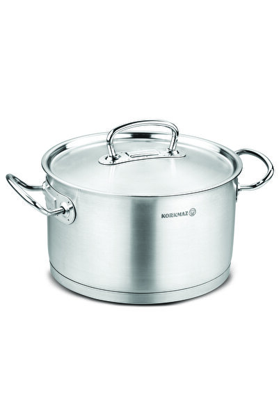 KORKMAZ Proline Stainless Steel Cookware Pot. Capacity. 20x12CM / 3.8LT. / A1161