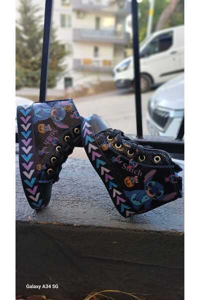 Scarpe Magiche Stitch Dijital Baskılı Kız Çocuk Ayakkabısı