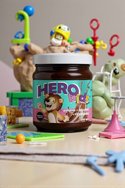 hero kids Çocuklar İçin Özel - Arı Sütü, Pekmez, Bal Ve Vitamin Katkılı Kakao...