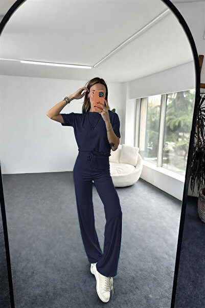 CMZ COLLECTİON Γυναικείο σετ δύο τεμαχίων με κοντό μανίκι και άνετη εφαρμογή ...