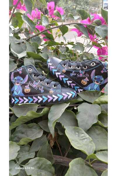 Scarpe Magiche Stitch Dijital Baskılı Kız Çocuk Ayakkabısı