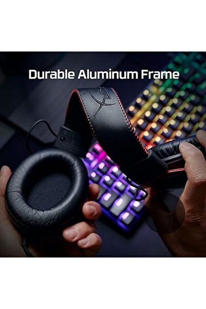 HyperX Cloud II Wired Gaming Headset - Black-Red