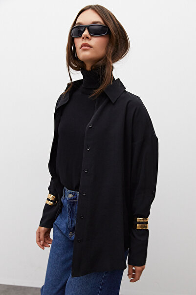 urban focus Oversize Shirt with Epaulettes