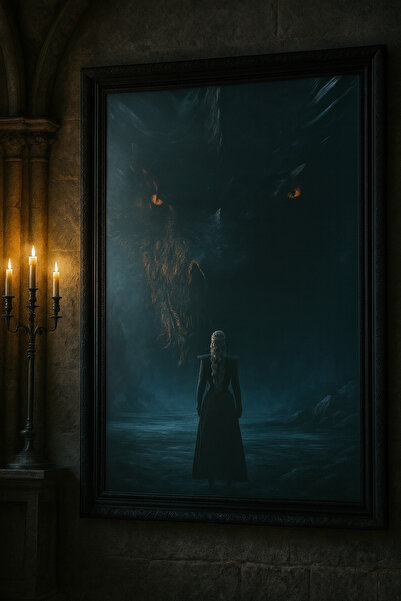 BuzzDesigns Game of Thrones – Ejderha & Daenerys Temalı Tablo