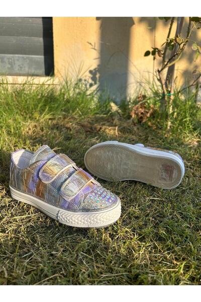 Scarpe Magiche Lila Pile Kız Çocuk Ayakkabısı Işıklı